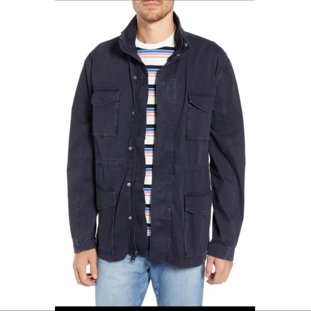 Frame denim field jacket navy size XL